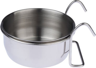 Produktbild von TIAKI Futternapf aus Edelstahl zum Einhängen - 140 ml / Ø 7,5 cm