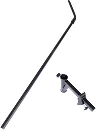 Produktbild von TIAKI Gebogene Teleskopstange für Katzennetze mit Mauerklemme