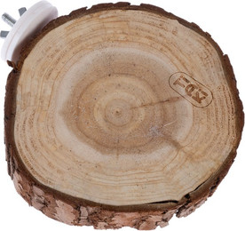 Produktbild von TIAKI Holzplattform mit Rinde rund