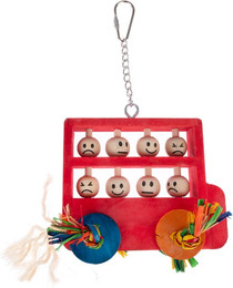 Produktbild von TIAKI Holzspielzeug Doppeldeckerbus für Vögel