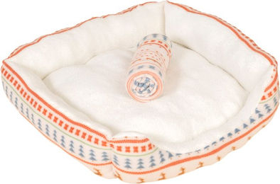 Produktbild von TIAKI Hundebett & Decke Nordic Winter - Größe M: L 72 x B 62 x H 17 cm