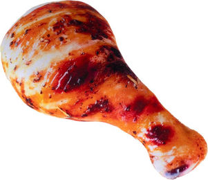 Produktbild von TIAKI Hundespielzeug Hühnerkeule