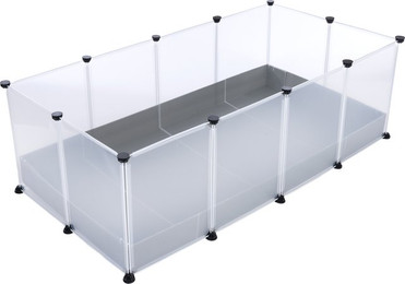 Produktbild von TIAKI Indoor Freigehege für Kleintiere zum Stecken mit Boden