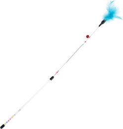 Produktbild von TIAKI Katzenangel Blue mit Federn