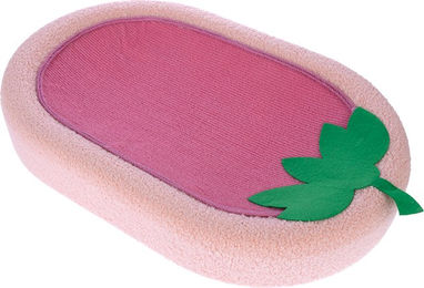 Produktbild von TIAKI Katzenbett Erdbeere - L 60 x B 40 x H 10 cm