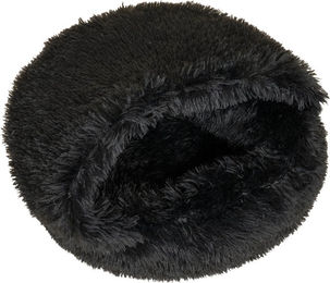 Produktbild von TIAKI Katzenhöhle Harry - schwarz: ca. Ø 50 x H 20 cm