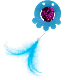 Produktbild von TIAKI Katzenspielzeug Oktopus mit Feder - 1 Stück