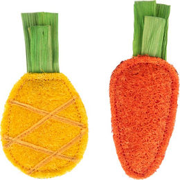 Produktbild von TIAKI Katzenspielzeug-Set Knisternde Früchte - 2er Pack