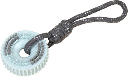 Produktbild von TIAKI Kauspielzeug Noppenrad mit Tau -  ca. L 30 x B 9 x H 4 cm