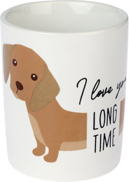 Produktbild von TIAKI Keramiktasse I Love You Long Time - 250 ml