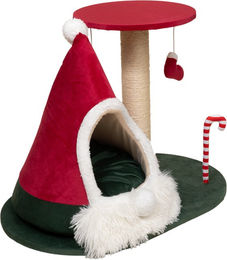 Produktbild von TIAKI Kratzbaum mit Weihnachts-Tipi - rot