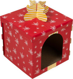 Produktbild von TIAKI Kratzmöbel Rote Geschenkbox - L 37,5 x B 37,5 x H 50 cm