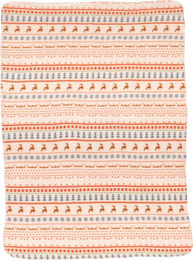 Produktbild von TIAKI Kuscheldecke mit nordischem Wintermuster - Größe M: L 140 x B 97 cm