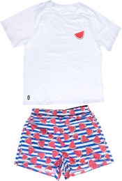 Produktbild von TIAKI Pet & Parent Pyjama im Partnerlook Melone