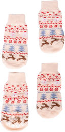 Produktbild von TIAKI Pet & Parent Socken mit nordischem Wintermuster - für Haustiere - Einheitsgröße (2 Paar)