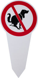 Produktbild von TIAKI Rasenschild "Hier Kein Hundeklo"