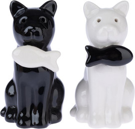 Produktbild von TIAKI Salz- und Pfefferstreuer-Set Katzen