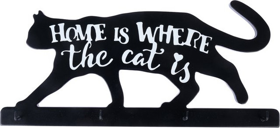Produktbild von TIAKI Schlüsselbrett Home Is Where The Cat Is