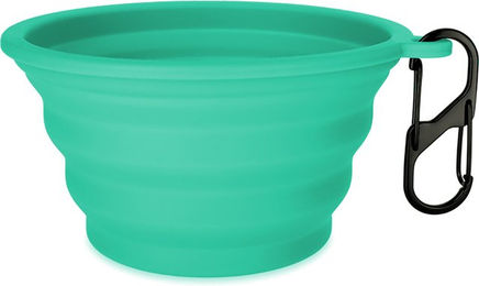 Produktbild von TIAKI Silikon Reisenapf türkis - 500 ml