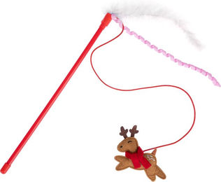 Produktbild von TIAKI Spielangel Rentier mit Federn - 1 Stück