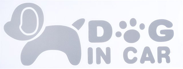 Produktbild von TIAKI Stoßstangen-Aufkleber Dog in Car