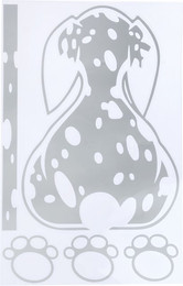 Produktbild von TIAKI Stoßstangen-Aufkleber Hund