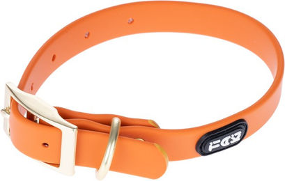 Produktbild von TIAKI Wasserabweisendes PVC-Halsband, orange Größe S