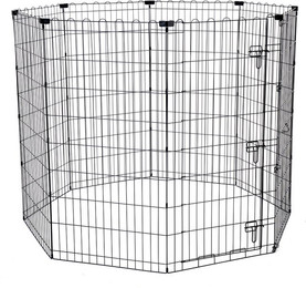 Produktbild von TIAKI Welpenfreilauf aus Metall, hoch - 8 x 61 cm