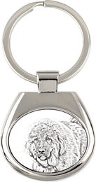 Produktbild von Tibetan Mastiff, Do khyi - keychain with a dog, keychain with a print, personalized pendant from the Art-Dog brand silber