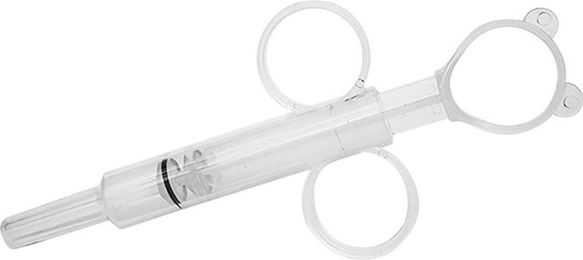 Produktbild von Tierarzneimittel Spritze Weiche Spitze Sicher Nass Trocken Anwendung Hund Katze Tablettengeber mit Skala für Milch Wasser