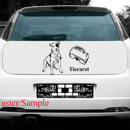 Produktbild von Tierarzt mit Jack Russel Aufkleber Set