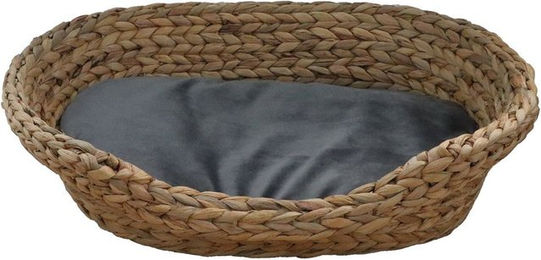 Produktbild von Tierbett Wasserhyazinthe Samt Größe 1 grau