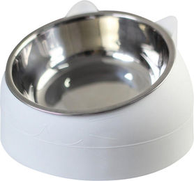 Produktbild von Tierfutter-Wassernapf aus Edelstahl, abnehmbar, rutschfest, Cartoon-Form