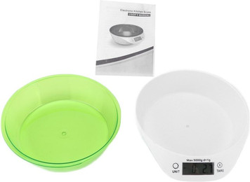 Produktbild von Tierfutterschale Katze Hund Digital Küchenlebensmittel Wiegeschale für Tierfutter Backen KochenLila grün