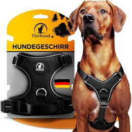 Produktbild von Tierhood Hundegeschirr schwarz XL