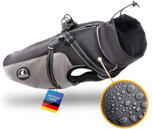 Produktbild von Tierhood Hunderegenmantel grau XXS