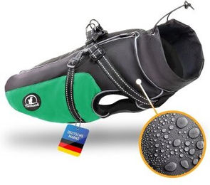 Produktbild von Tierhood Hunderegenmantel grün XXXXS