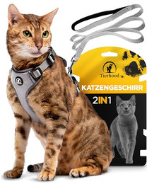 Produktbild von Tierhood Katzengeschirr mit Leine