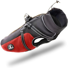 Produktbild von Tierhood Regenmantel Hund wasserdicht mit integriertem Geschirr für kleine Hunde - 1 Stk.