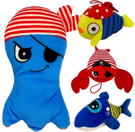 Produktbild von Tierkuscheltier 4er Set Piraten Kuscheltier