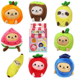 Produktbild von Tierkuscheltier Obst Kuscheltier mit gesticktem Gesicht - ca. 10 cm