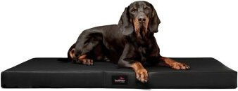 Tierlando ALICE EASY CLEAN Orthopädische Hundematratze aus Kunstleder schwarz 1,5 m, 9 cm, 1 m – Bild 1 von 3