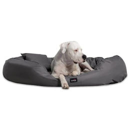 Tierlando ARES VISCO Polyester - Orthopädisches Hundebett schwarz/ graphit 1,25 m, 30 cm, 1,05 m – Bild 1 von 5