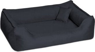 Produktbild von Tierlando DONALD ORTHO Hundebett Anti Haar M L XL XXL 80 100 120 150cm schwarz 80 cm, 22 cm, 60 cm