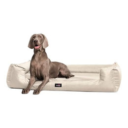 Tierlando GOOFY - Orthopädisches Hundebett aus Polyester inkl. Matratzenschoner creme 1,6 m, 25 cm, 1,1 m – Bild 1 von 9