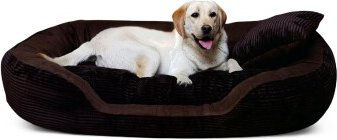 Tierlando Hundebett PHILIP SOFT Cord Velours 110 140 170cm XL XXL XXXL Hundesofa braun 1,1 m, 25 cm, 80 cm – Bild 1 von 3