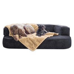 Produktbild von tierlando® Hundedecke Lilly Flauschige Kuschelige Haustierdecke XXL 150x100 cm - 150 cm
