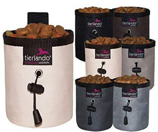 Produktbild von tierlando LIO doppellagiger Leckerlibeutel Leckerli-Beutel creme
