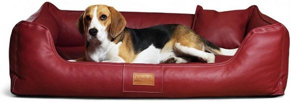 Produktbild von tierlando Maddox Komfort Hundebett Hundesofa Kunstleder