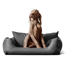 Produktbild von tierlando NEMO Hundebett Hundesofa Hundekorb Katzenbett Größe N3 100cm Grau - 100 cm